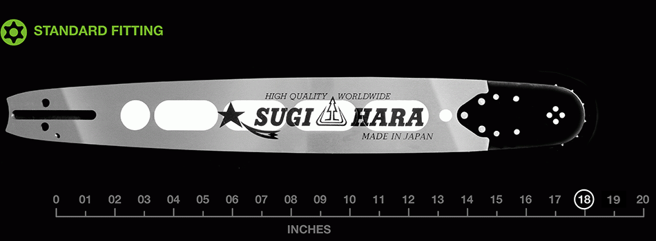18" Sugihara Light Type Pro – .325 pitch .063 gauge BC3U-3J45-A