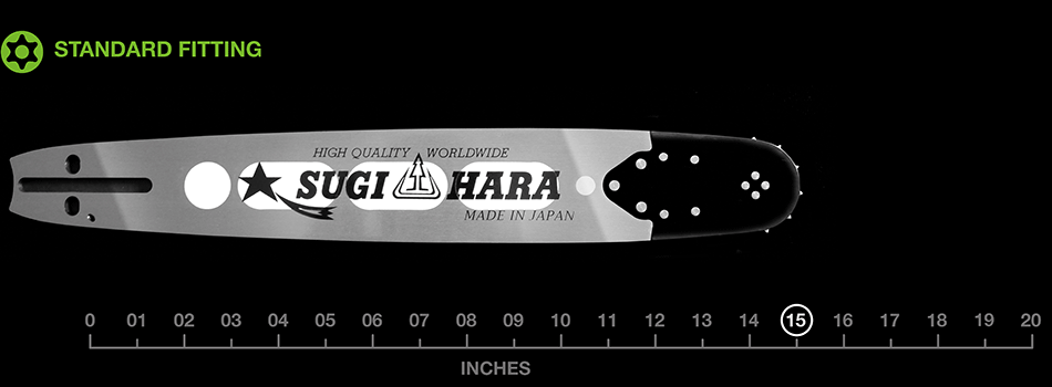 15" Sugihara Light Type Pro – .325 pitch .058 gauge BM3U-8J37-A