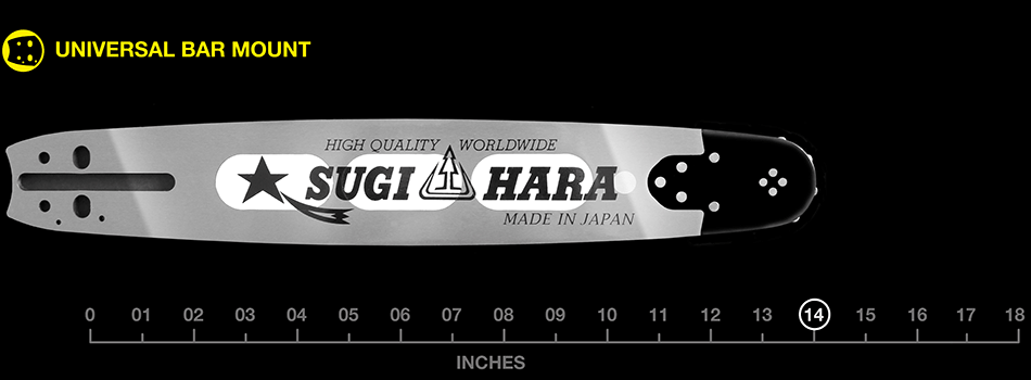14" Sugihara Light Type Pro – 3/8″ Lo Pro pitch .050 gauge BN6U-0N35-A