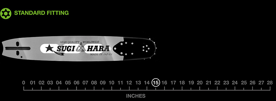 15" Sugihara Light Type Pro – 3/8" pitch .058 gauge XT2U-8Q36-A
