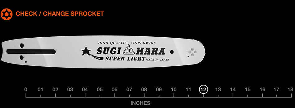 12" Sugihara Pro Laminated – 1/4" pitch .050 gauge BC2M-0F30-A