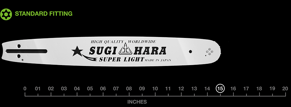 15" Sugihara Pro Laminated – .325 pitch .050 gauge BC2M-0H37P-A