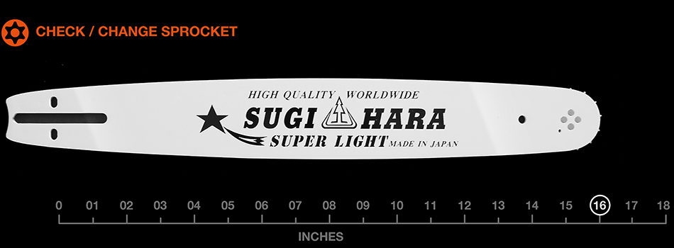16" Sugihara Pro Laminated – 1/4" pitch .050 gauge BL1M-0G40-A