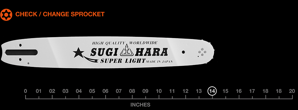 14" Sugihara Pro Laminated – 3/8″ Lo Pro pitch .050 gauge ST2M-0L36-A