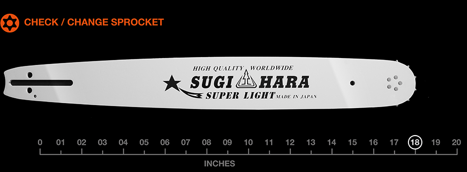 18" Sugi Pro lam – 3/8" .058 68 drive links VH2M-8Q45-A